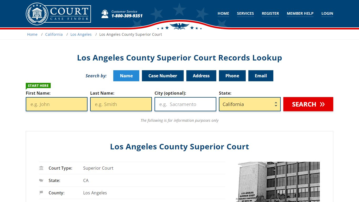 Los Angeles County Superior Court Records Lookup